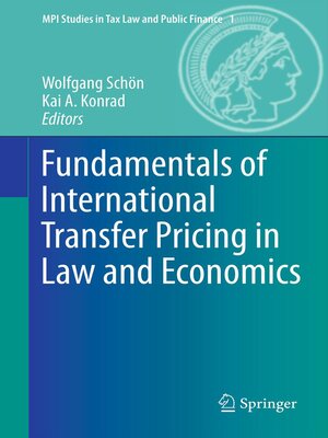 cover image of Fundamentals of International Transfer Pricing in Law and Economics
